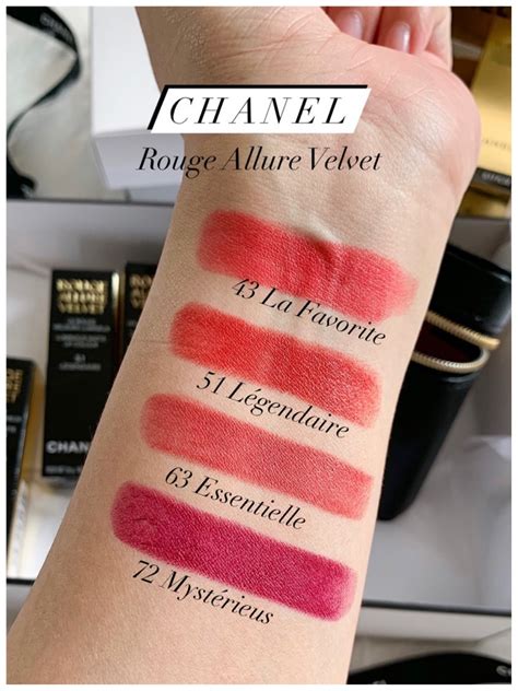 chanel rouge allure secrete swatch|allure velvet swatches.